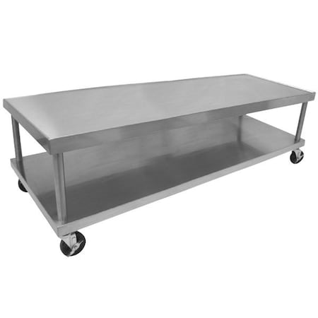 STAND/C-72 30in X 73in Stainless Steel Mobile Equipment Stand